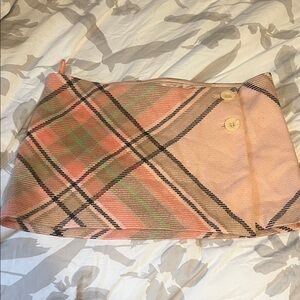 Abercrombie & Fitch vintage Plaid Mini Skirt - Pink and Green size 6